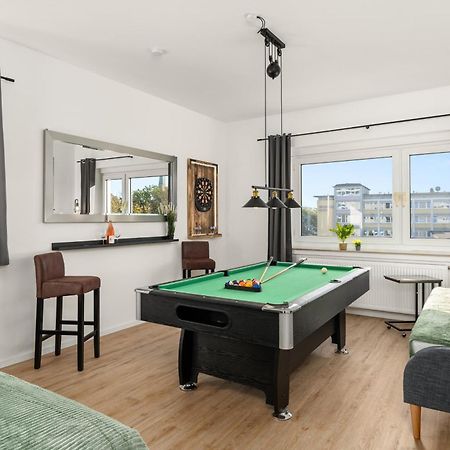 Homely-Apartment Manhattanart, Zentral, Parkplatz, Billard,Ps4, Dart, Balkon 빌레펠트 외부 사진
