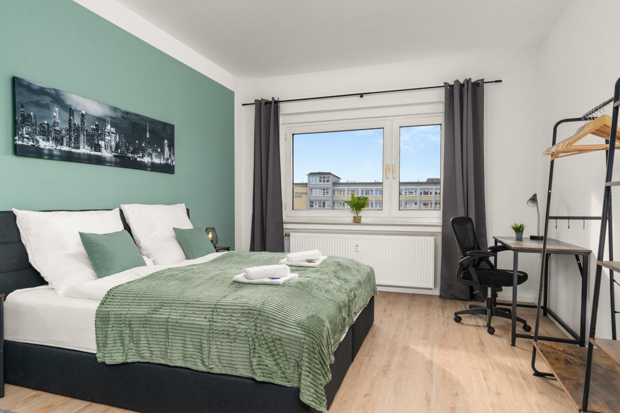 Homely-Apartment Manhattanart, Zentral, Parkplatz, Billard,Ps4, Dart, Balkon 빌레펠트 외부 사진
