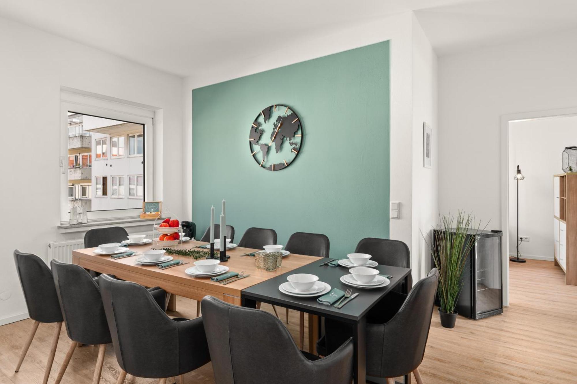 Homely-Apartment Manhattanart, Zentral, Parkplatz, Billard,Ps4, Dart, Balkon 빌레펠트 외부 사진